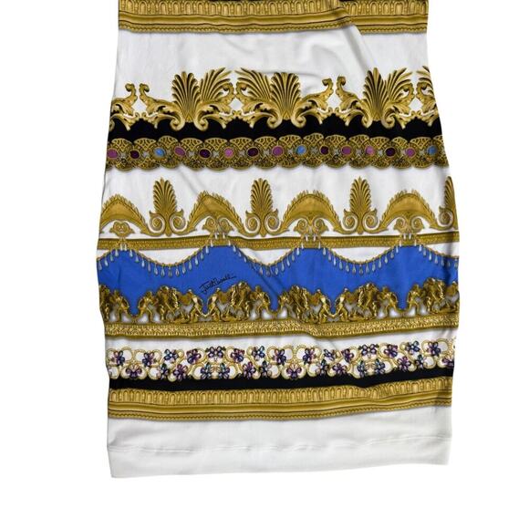 Just Cavalli Royal Print Shift Dress sz M - Picture 4 of 11